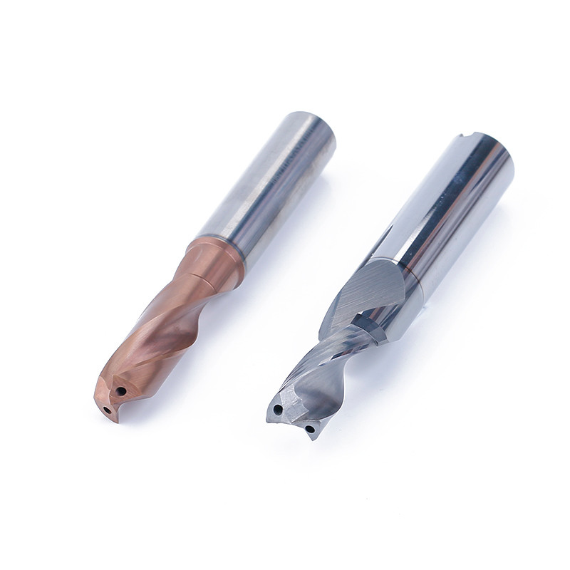 Solid Tungsten Carbide Drilling Tools With Internal Coolant Hole