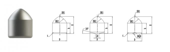 Various Size Tungsten Carbide Button Carbide Milling Inserts 0