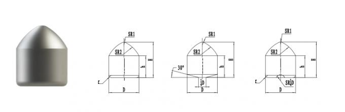 High Durability Carbide Teeth Inserts Buttons Carbide Cutting Tools 0