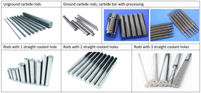 330mm Length Tungsten Carbide Round Bar For End Mills Drills 1