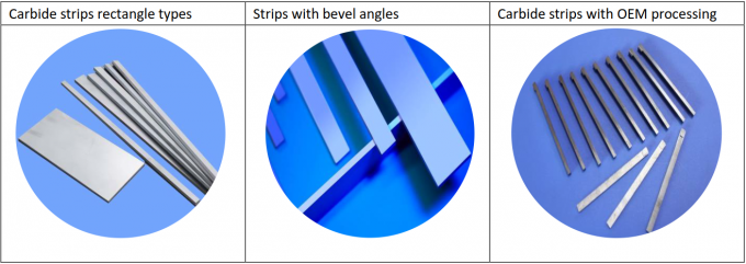 Cemented Carbide Tungsten Steel Strip YG15 YG20 0