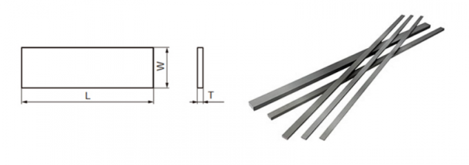 Solid Tungsten Carbide Material Strips For Cutting Paper Film And Copper Sheet Etc 0