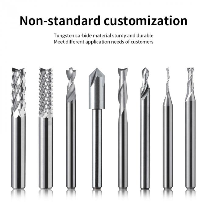 Non-Standard Carbide Drilling Tools Bits Customized For Hole Machining 0