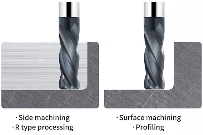 Ball Nose Carbide End Milling Cutters Diamond Coating For Graphite Processing 0